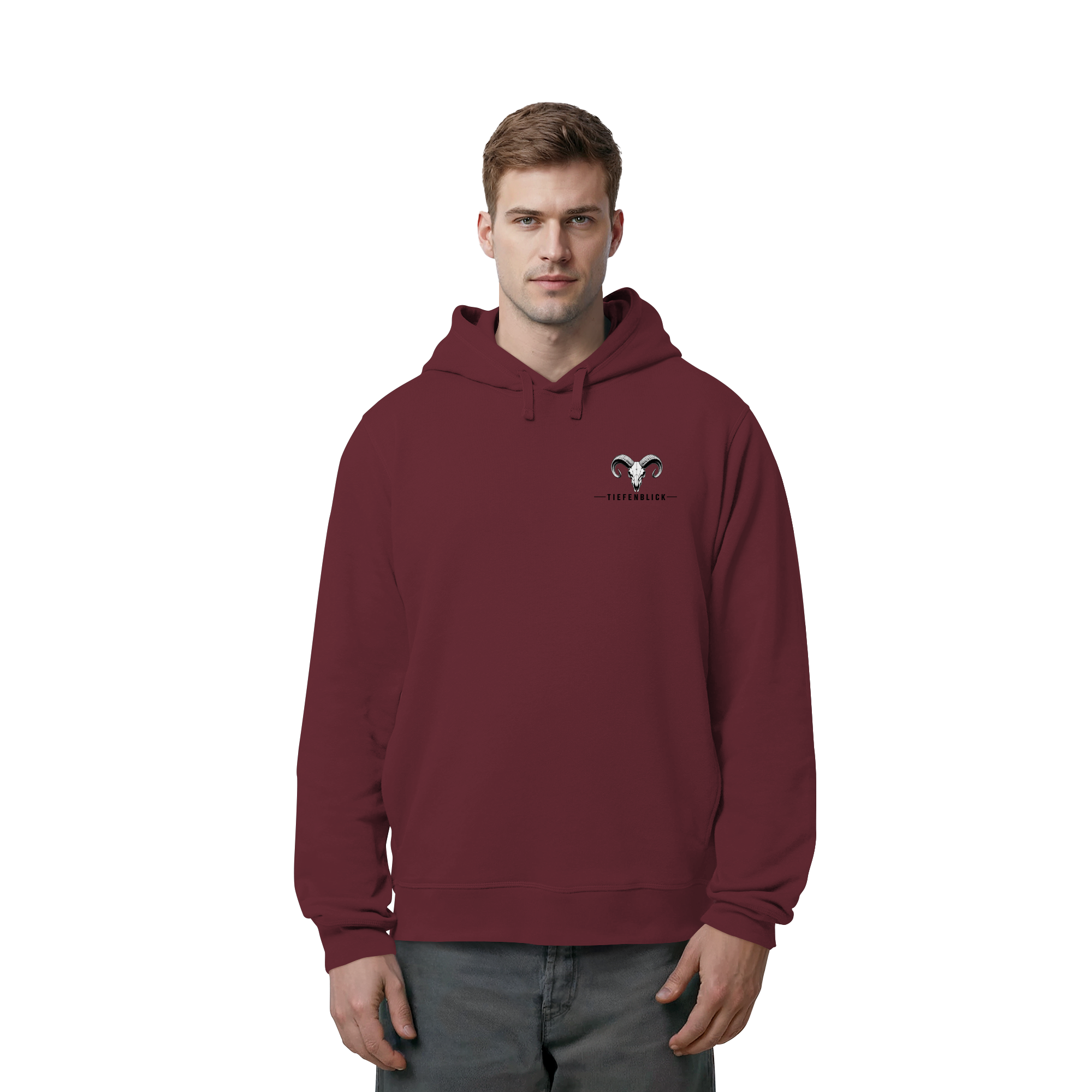 Tiefenblick Wandern Herz - Organic Side Pocket Hoodie
