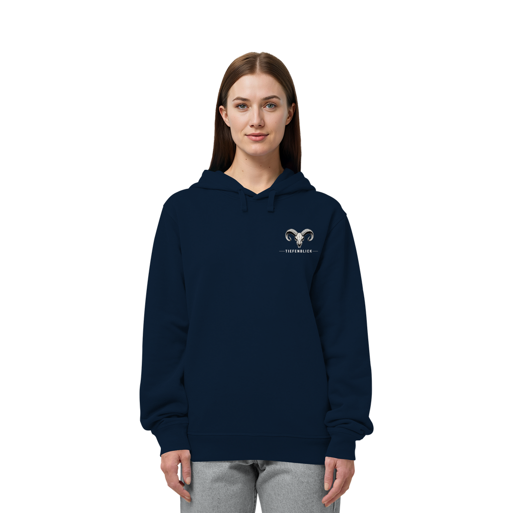 Tiefenblick Snowboarden - Organic Side Pocket Hoodie