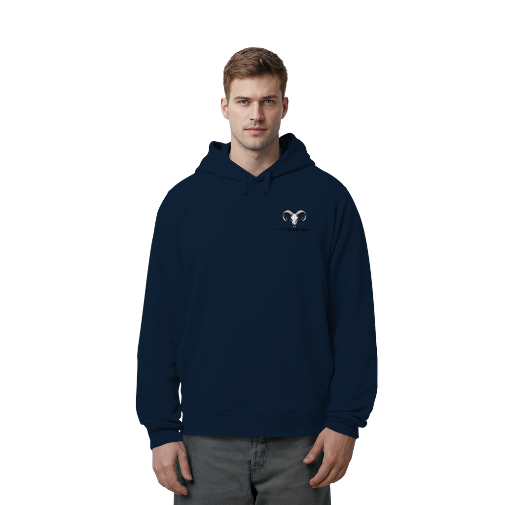 Tiefenblick Wandern Herz - Organic Side Pocket Hoodie