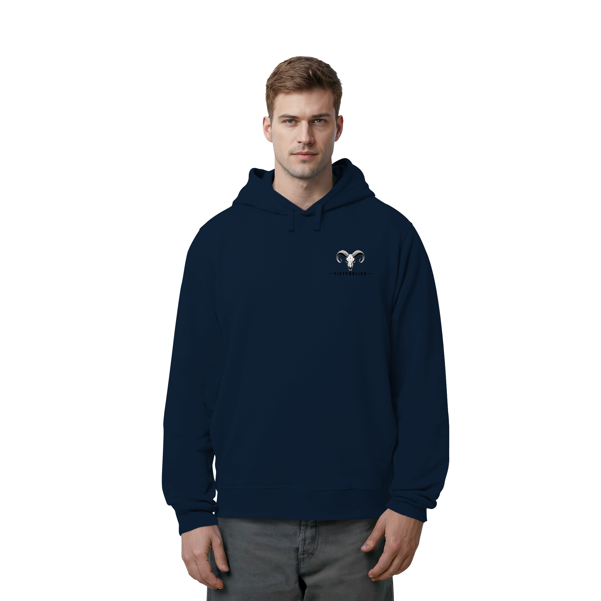 Tiefenblick Wandern Herz - Organic Side Pocket Hoodie