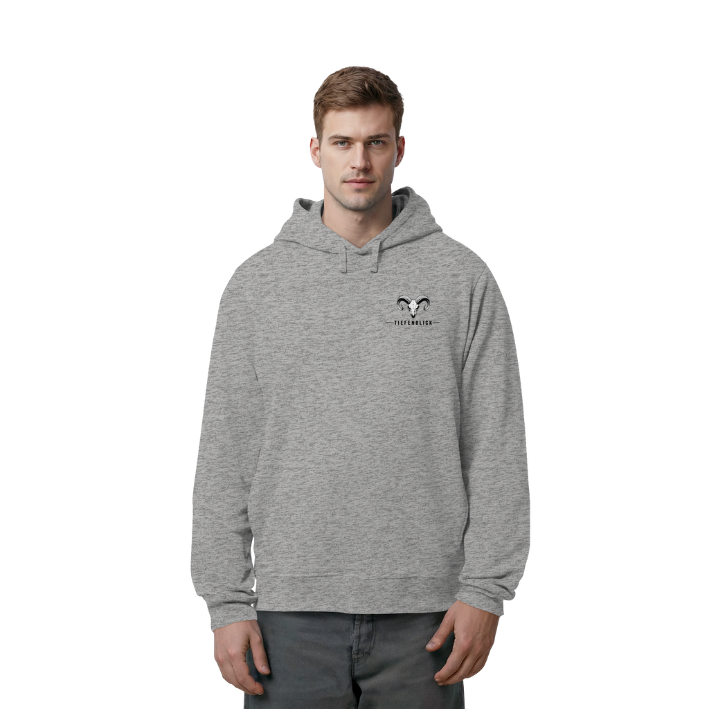 Tiefenblick Wandern Herz - Organic Side Pocket Hoodie