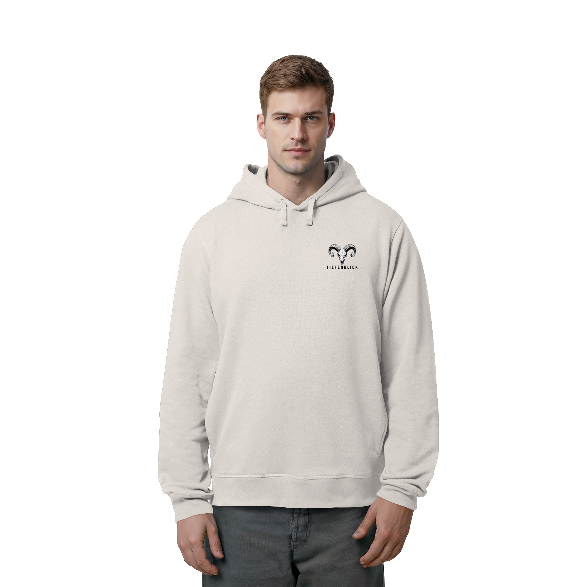 Tiefenblick Wandern Herz - Organic Side Pocket Hoodie