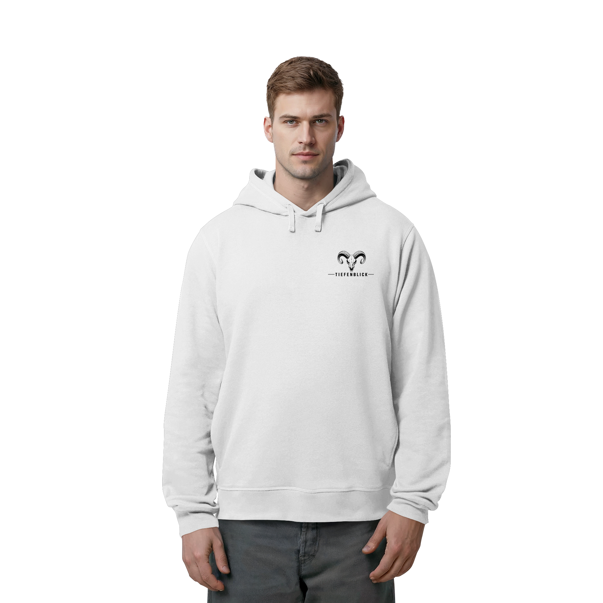 Tiefenblick Wandern Herz - Organic Side Pocket Hoodie