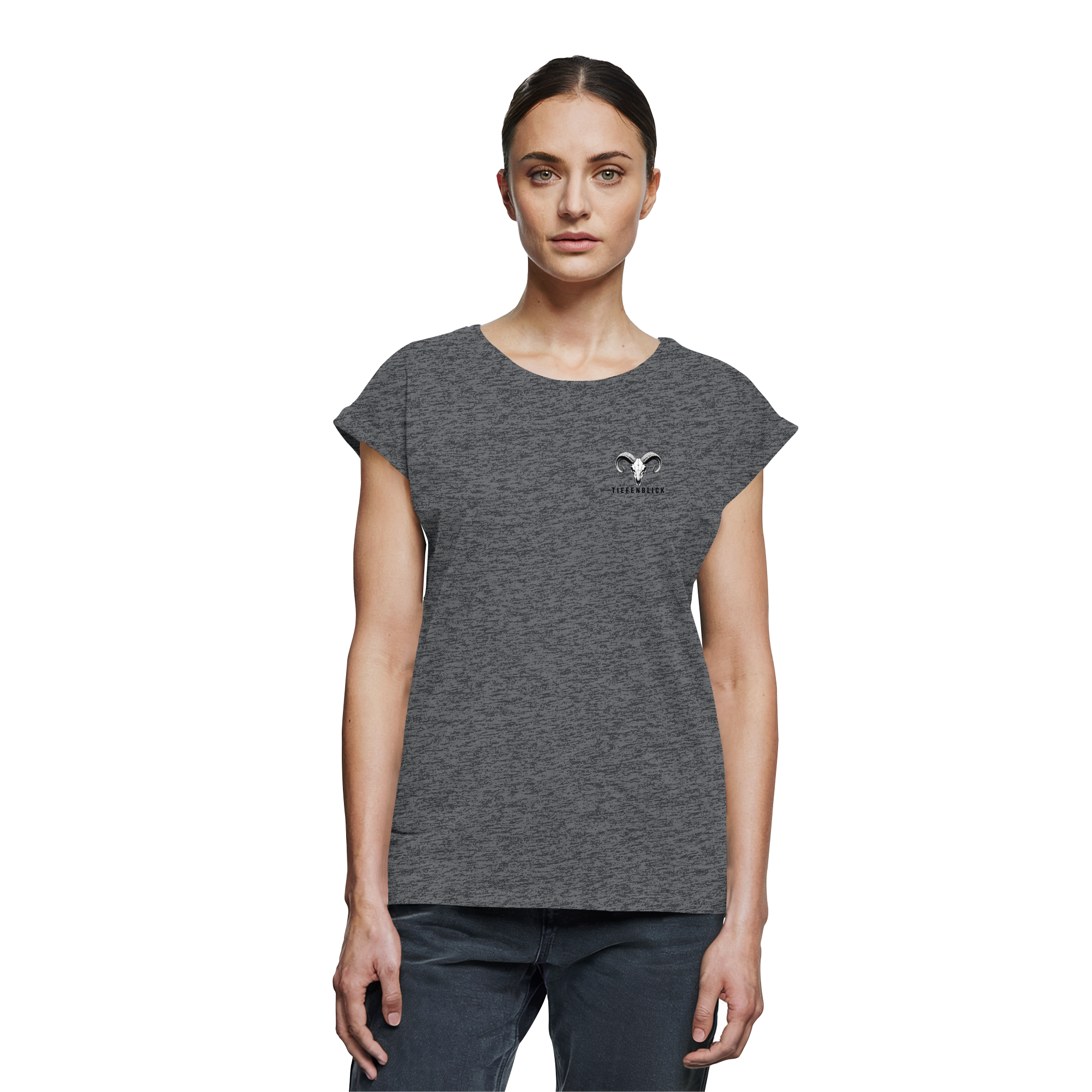 Tiefenblick Wandern Herz - Womens Extended Shoulder T-Shirt