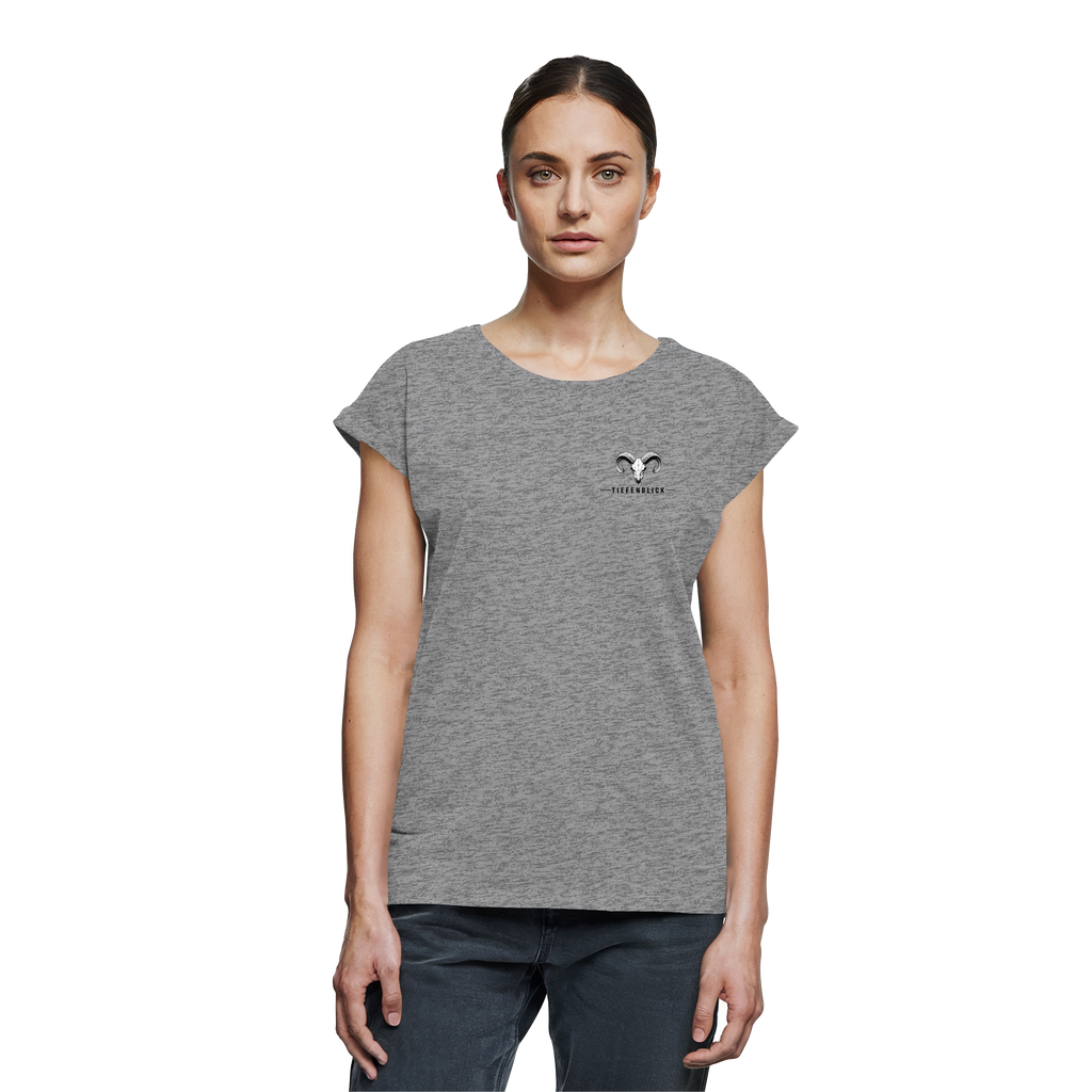 Tiefenblick Wandern Herz - Womens Extended Shoulder T-Shirt
