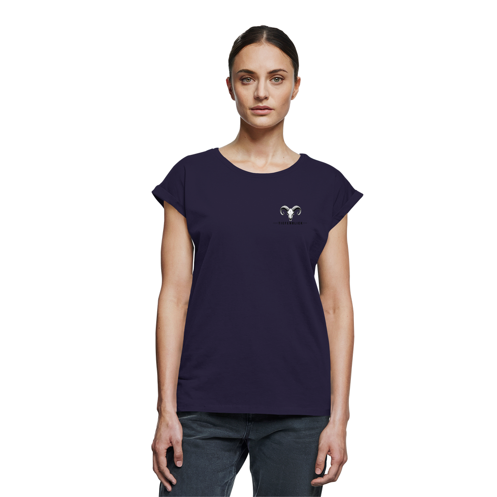Tiefenblick Wandern Herz - Womens Extended Shoulder T-Shirt