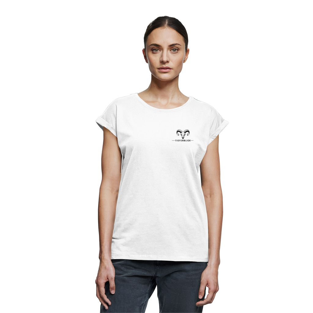 Tiefenblick Wandern Herz - Womens Extended Shoulder T-Shirt