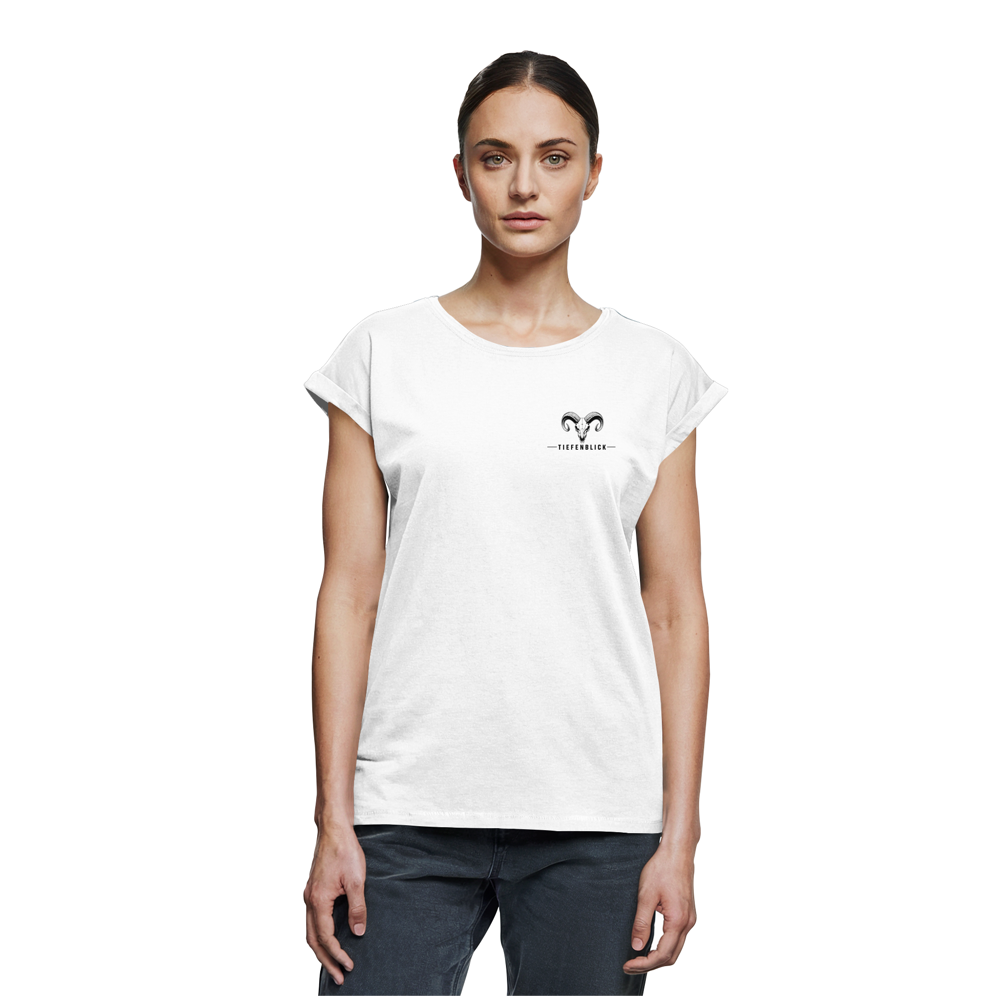 Tiefenblick Wandern Herz - Womens Extended Shoulder T-Shirt