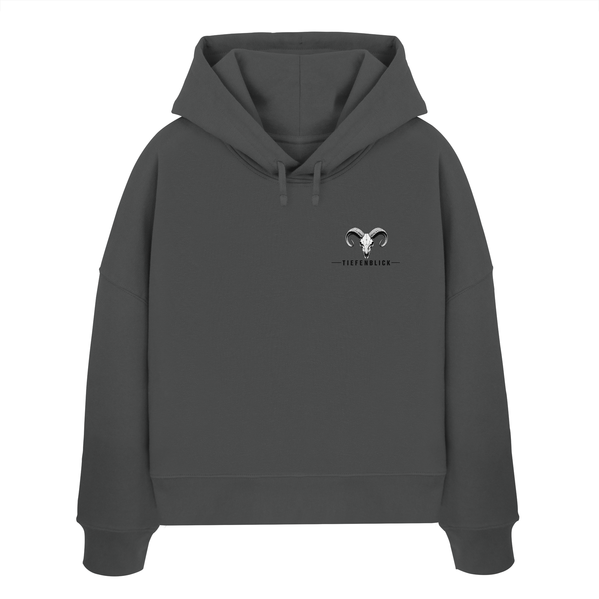 Tiefenblick Klettern - Womens Organic Boxcut Hoodie