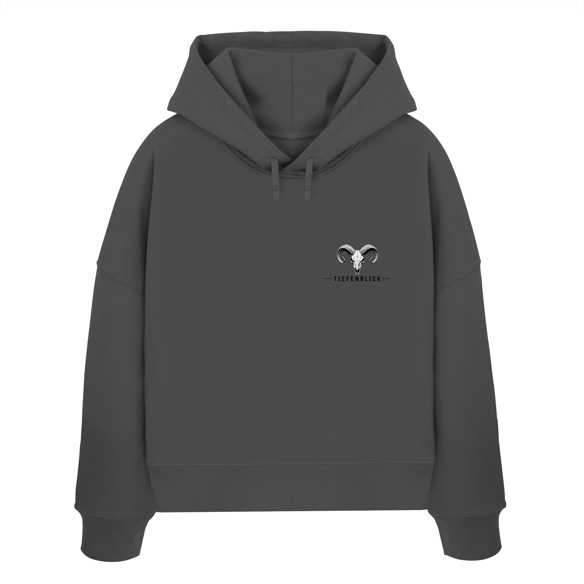 Tiefenblick Tiefe Fun  - Womens Organic Boxcut Hoodie