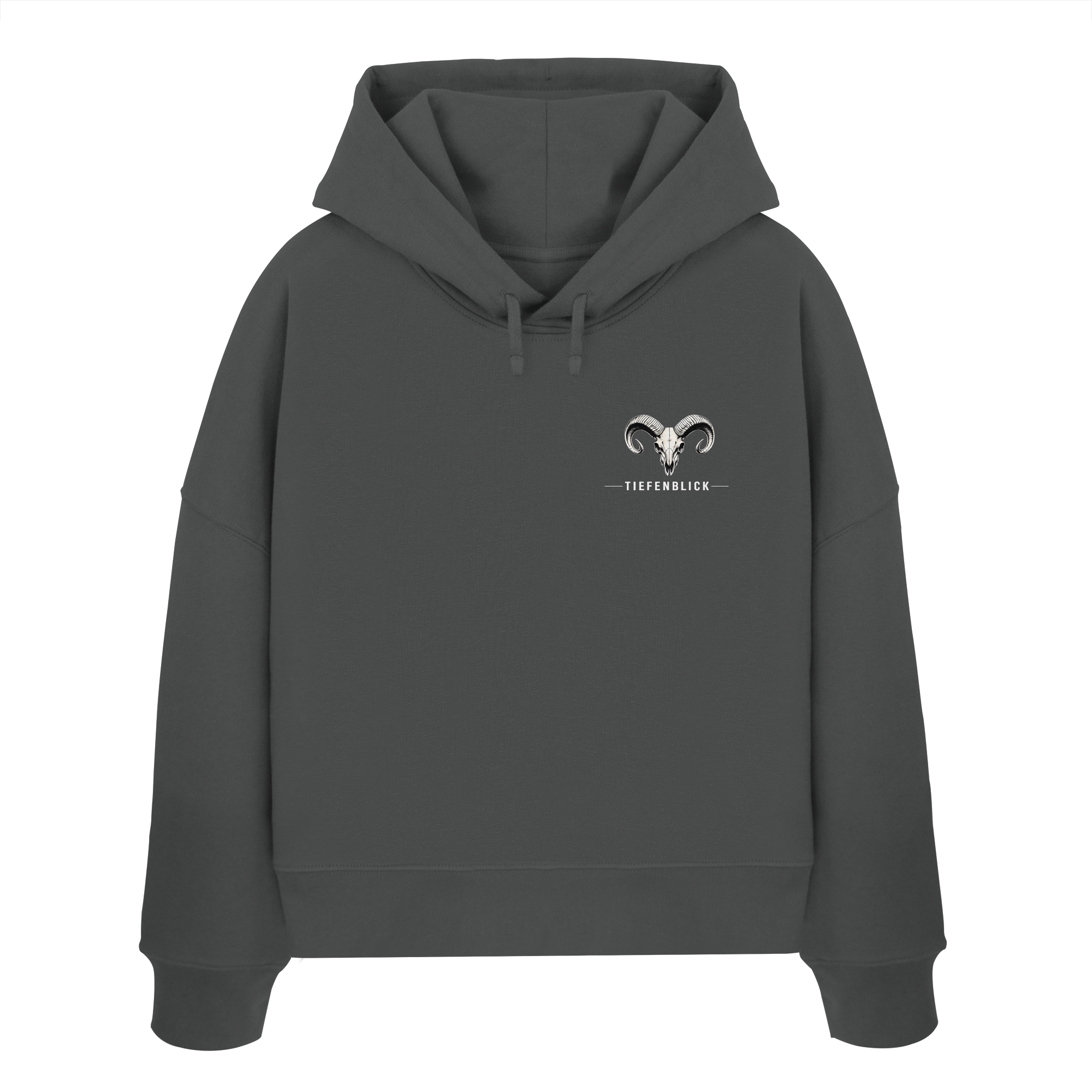 Tiefenblick Skelett Fun - Womens Organic Boxcut Hoodie