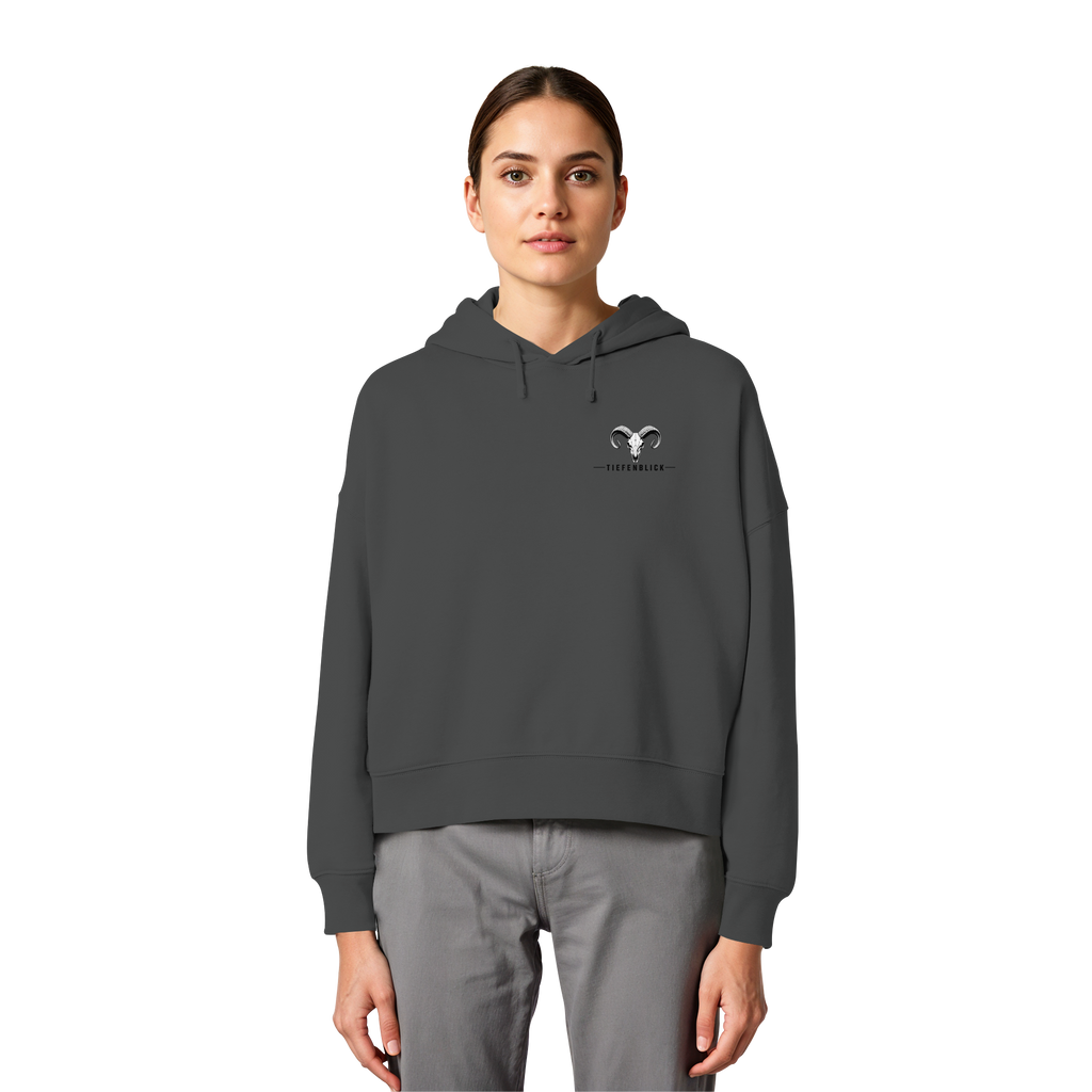 Tiefenblick Gondel Adrenalin Fun - Womens Organic Boxcut Hoodie