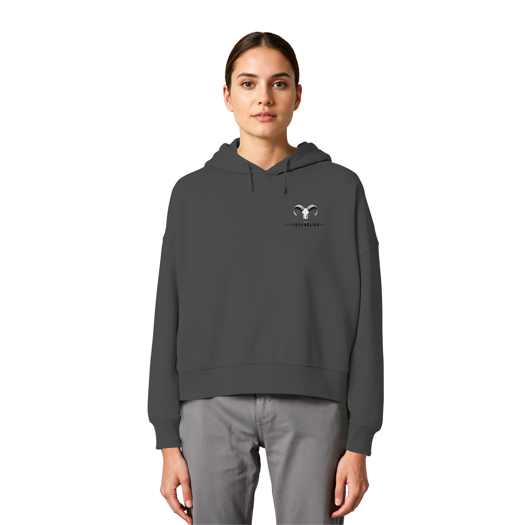 Tiefenblick Gondel Adrenalin Fun - Womens Organic Boxcut Hoodie