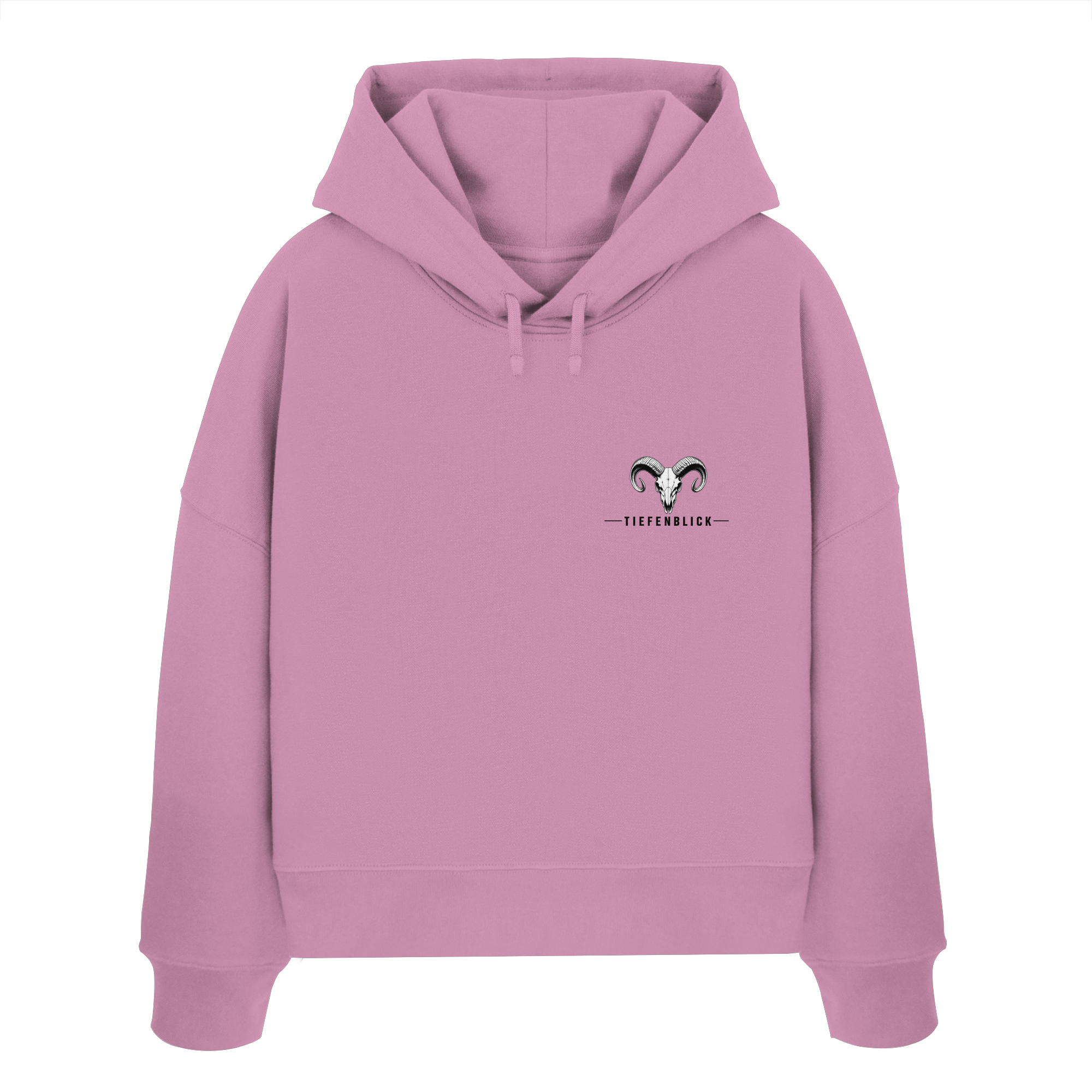 Tiefenblick Tiefe Fun  - Womens Organic Boxcut Hoodie
