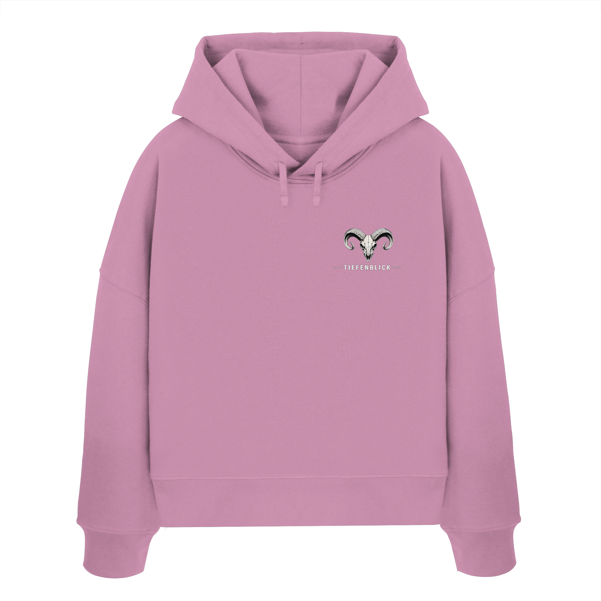 Tiefenblick Skelett Fun - Womens Organic Boxcut Hoodie
