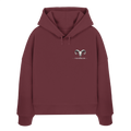 Tiefenblick Skelett Fun - Womens Organic Boxcut Hoodie