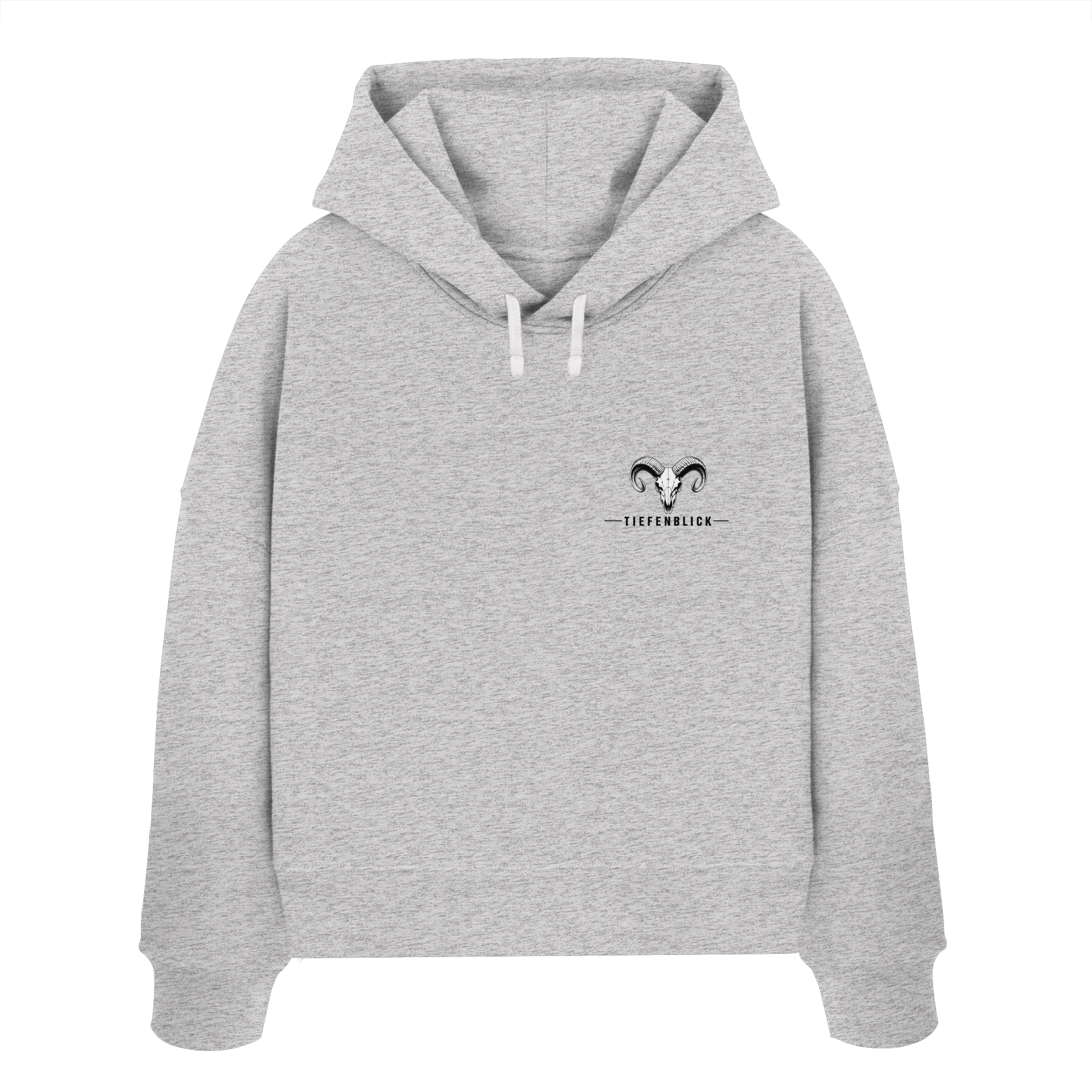 Tiefenblick Tiefe Fun  - Womens Organic Boxcut Hoodie