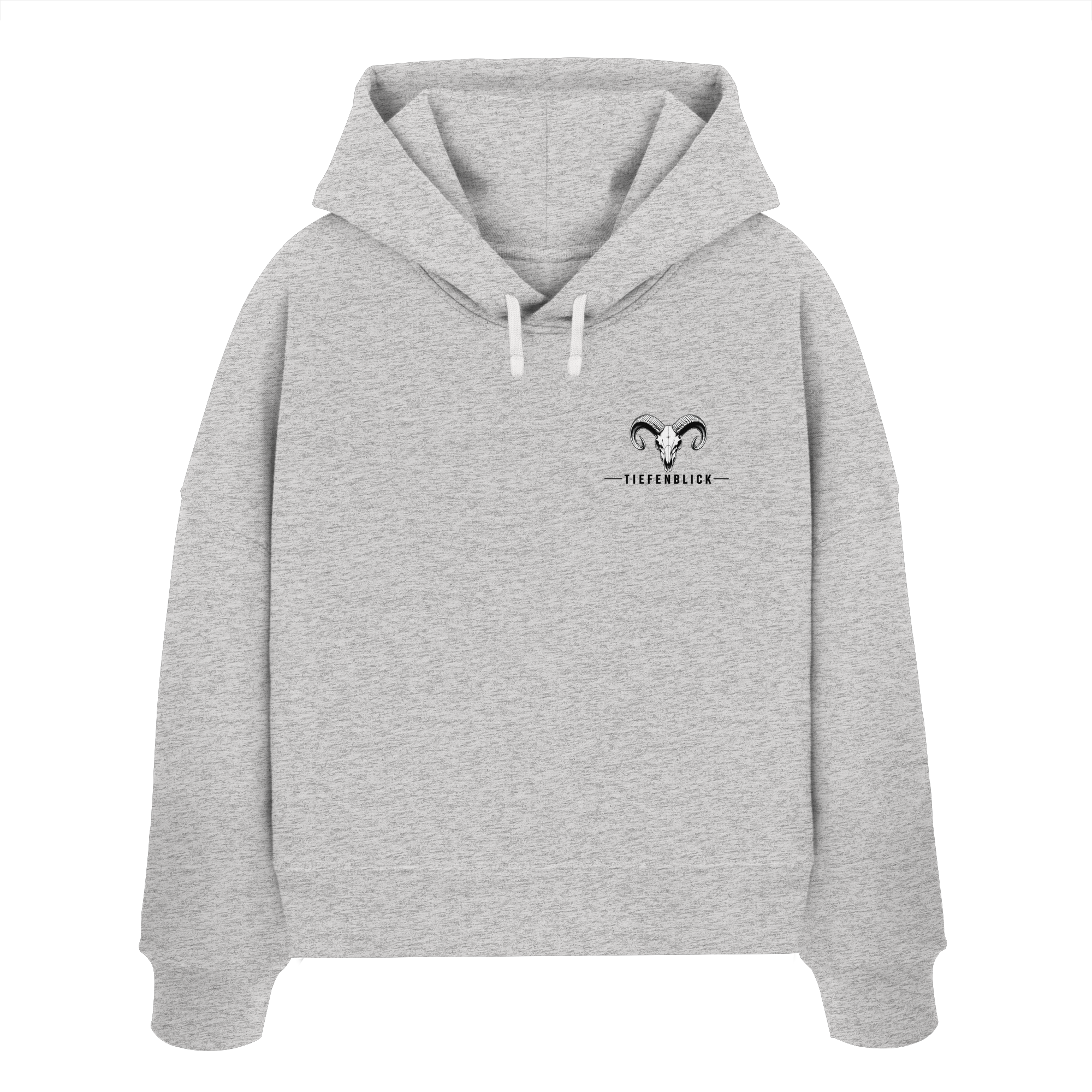 Tiefenblick Downhill - Womens Organic Boxcut Hoodie