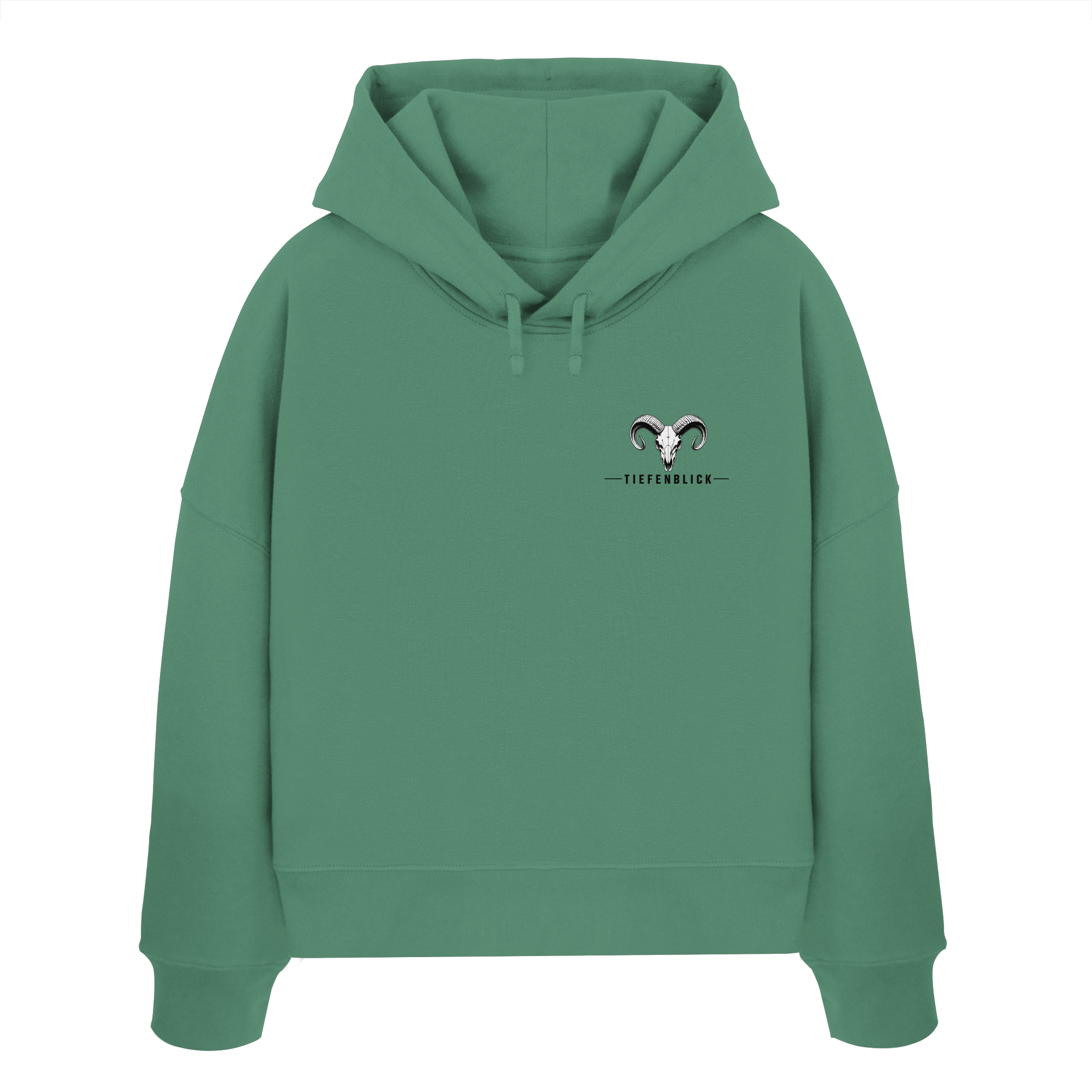 Tiefenblick Klettern - Womens Organic Boxcut Hoodie