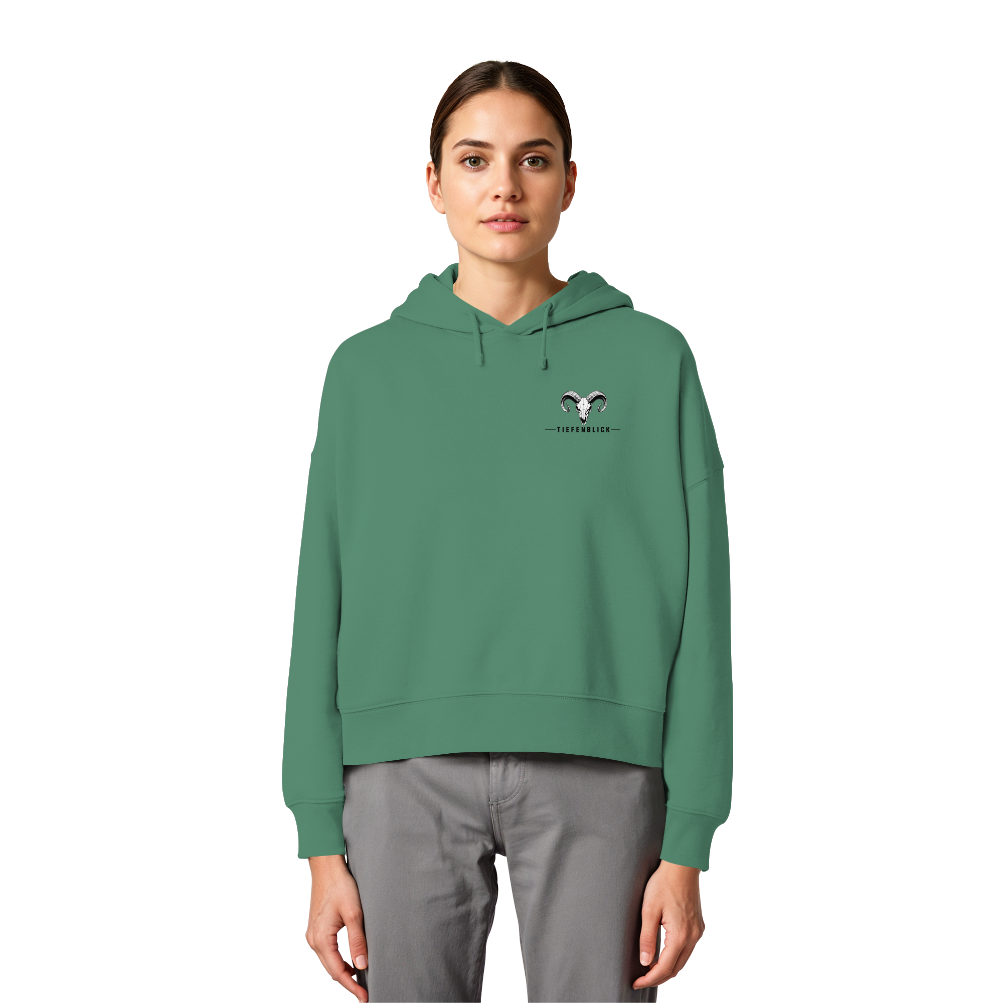 Tiefenblick Gondel Adrenalin Fun - Womens Organic Boxcut Hoodie
