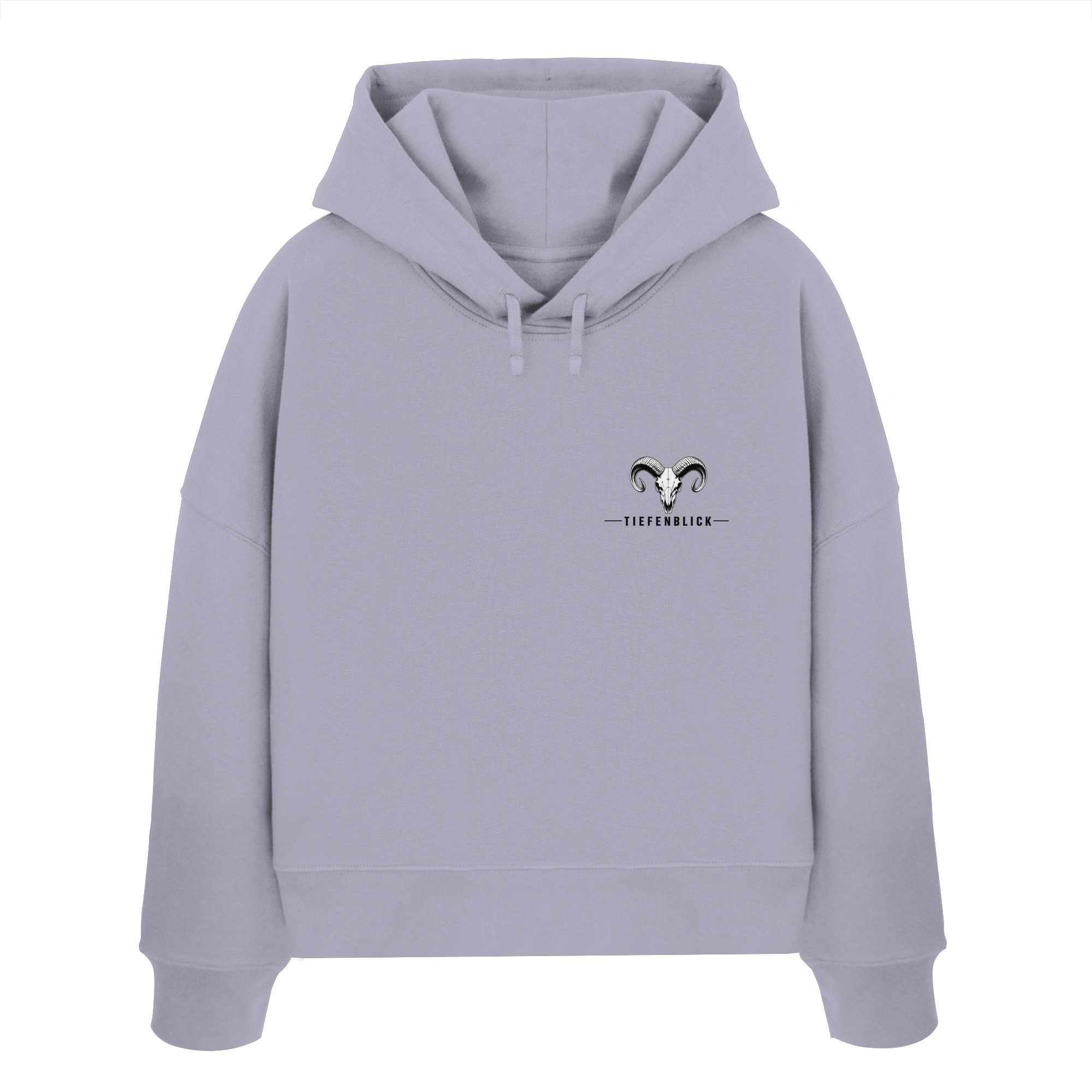 Tiefenblick Tiefe Fun  - Womens Organic Boxcut Hoodie