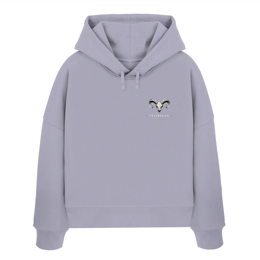 Tiefenblick Skelett Fun - Womens Organic Boxcut Hoodie
