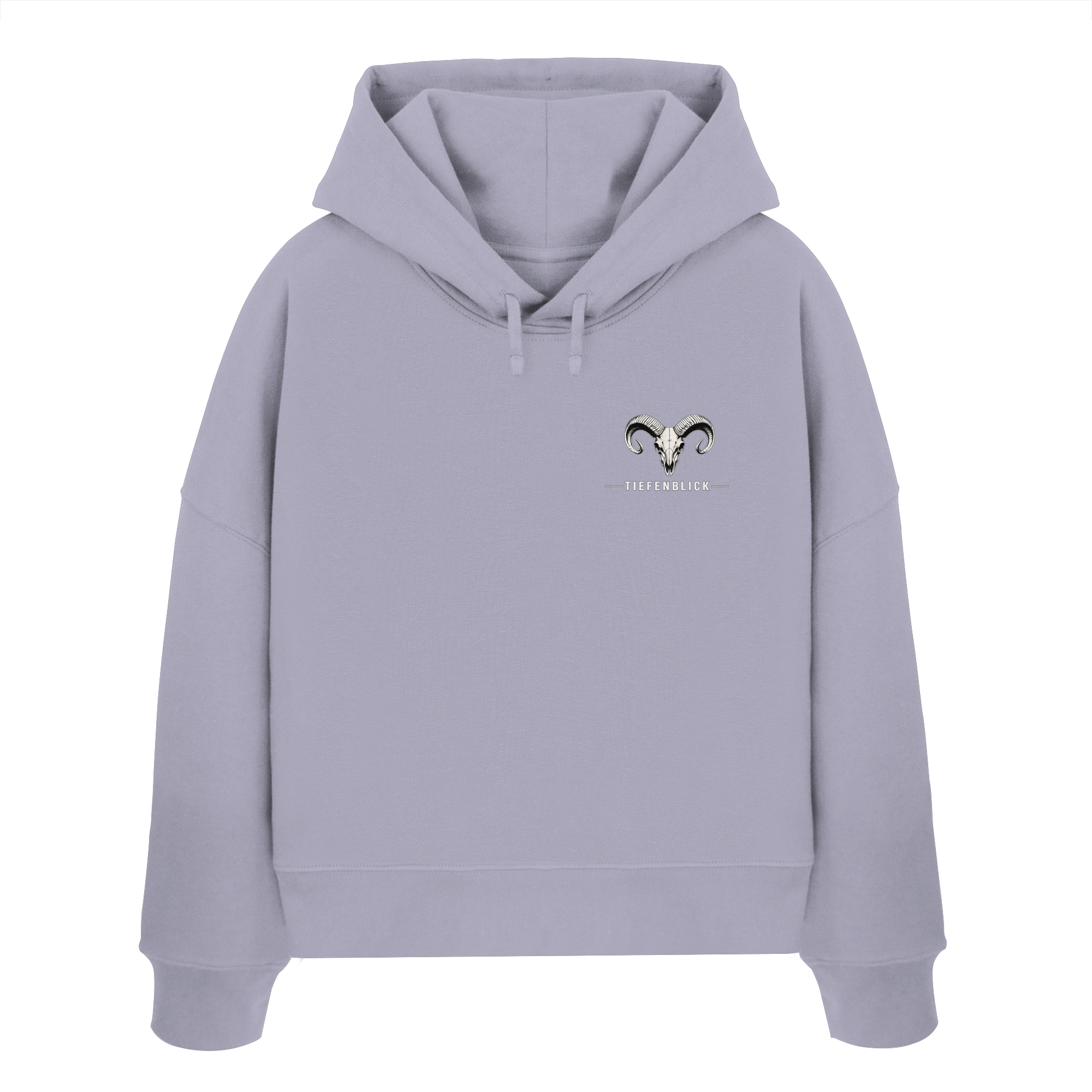 Tiefenblick Skelett Fun - Womens Organic Boxcut Hoodie
