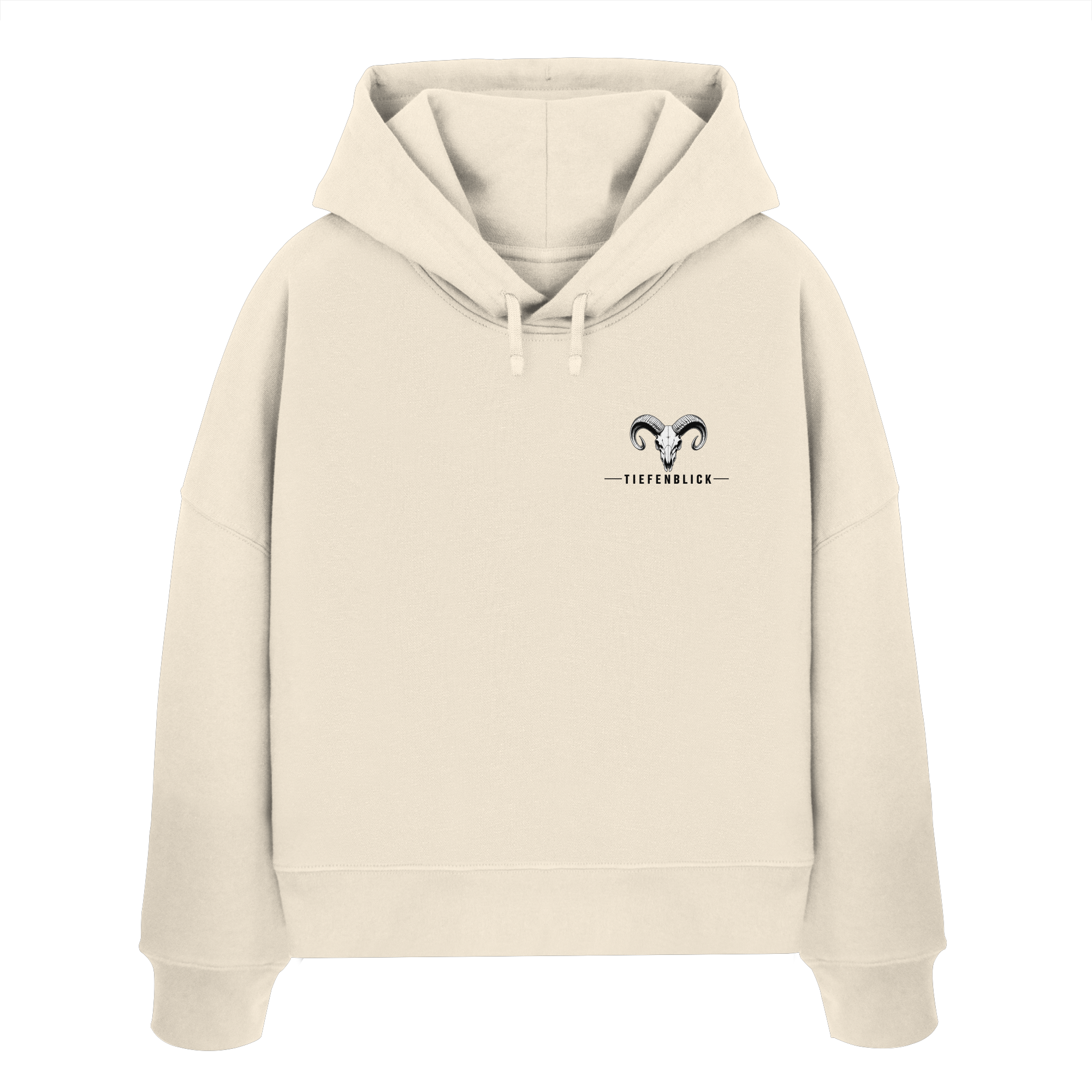 Tiefenblick Klettern - Womens Organic Boxcut Hoodie