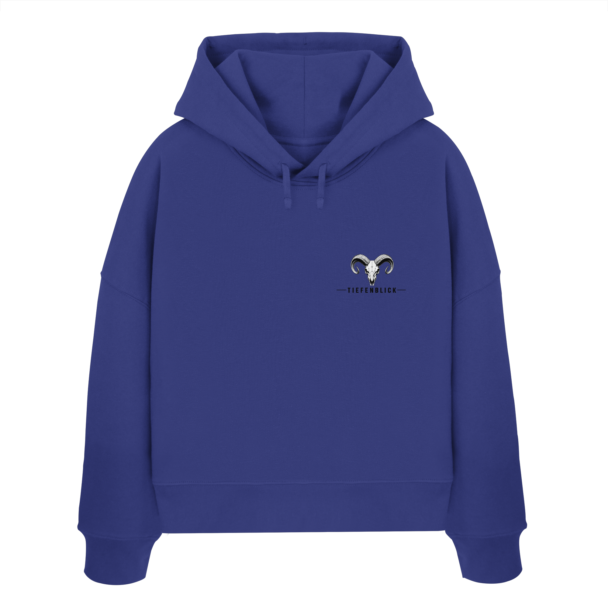 Tiefenblick Tiefe Fun  - Womens Organic Boxcut Hoodie