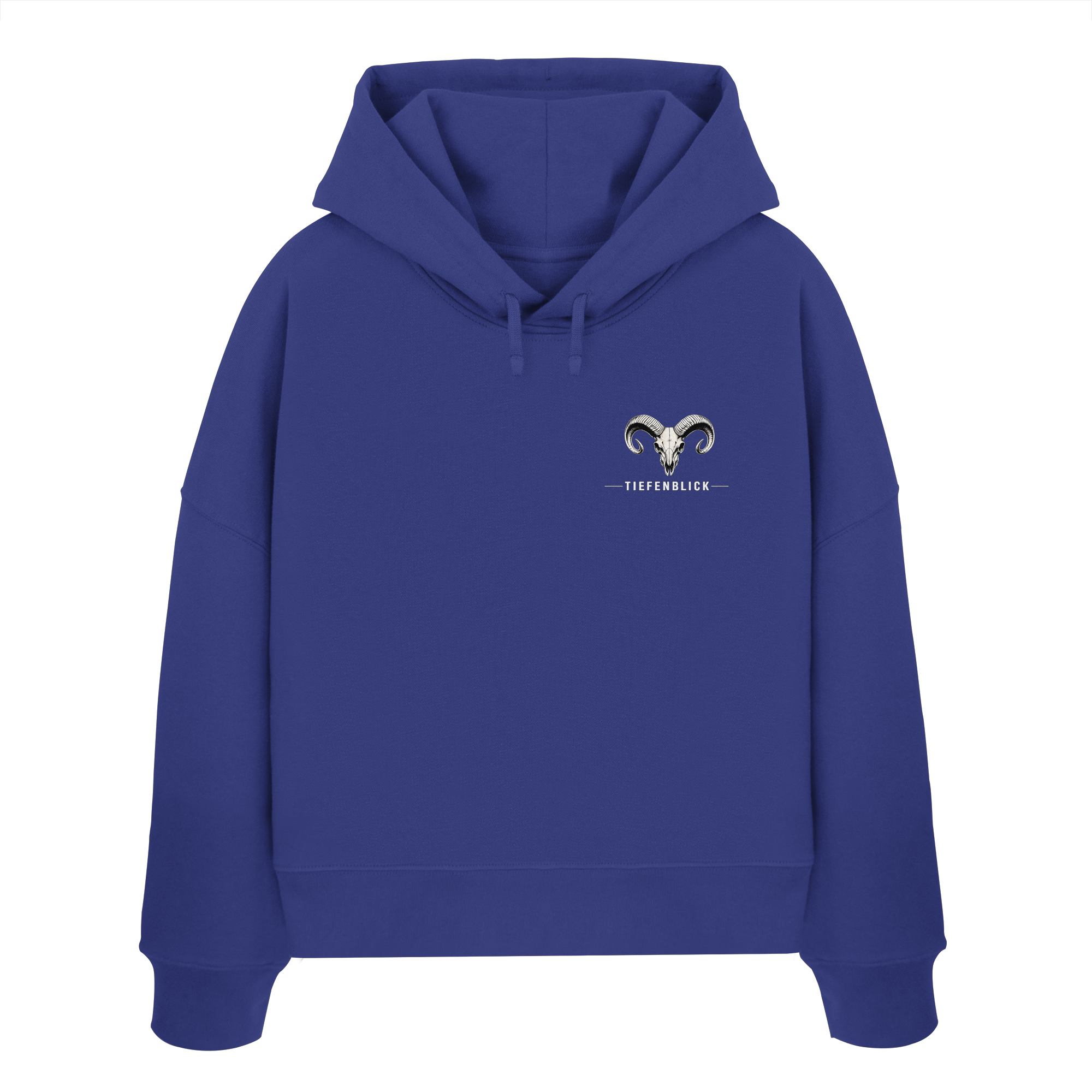 Tiefenblick Skelett Fun - Womens Organic Boxcut Hoodie