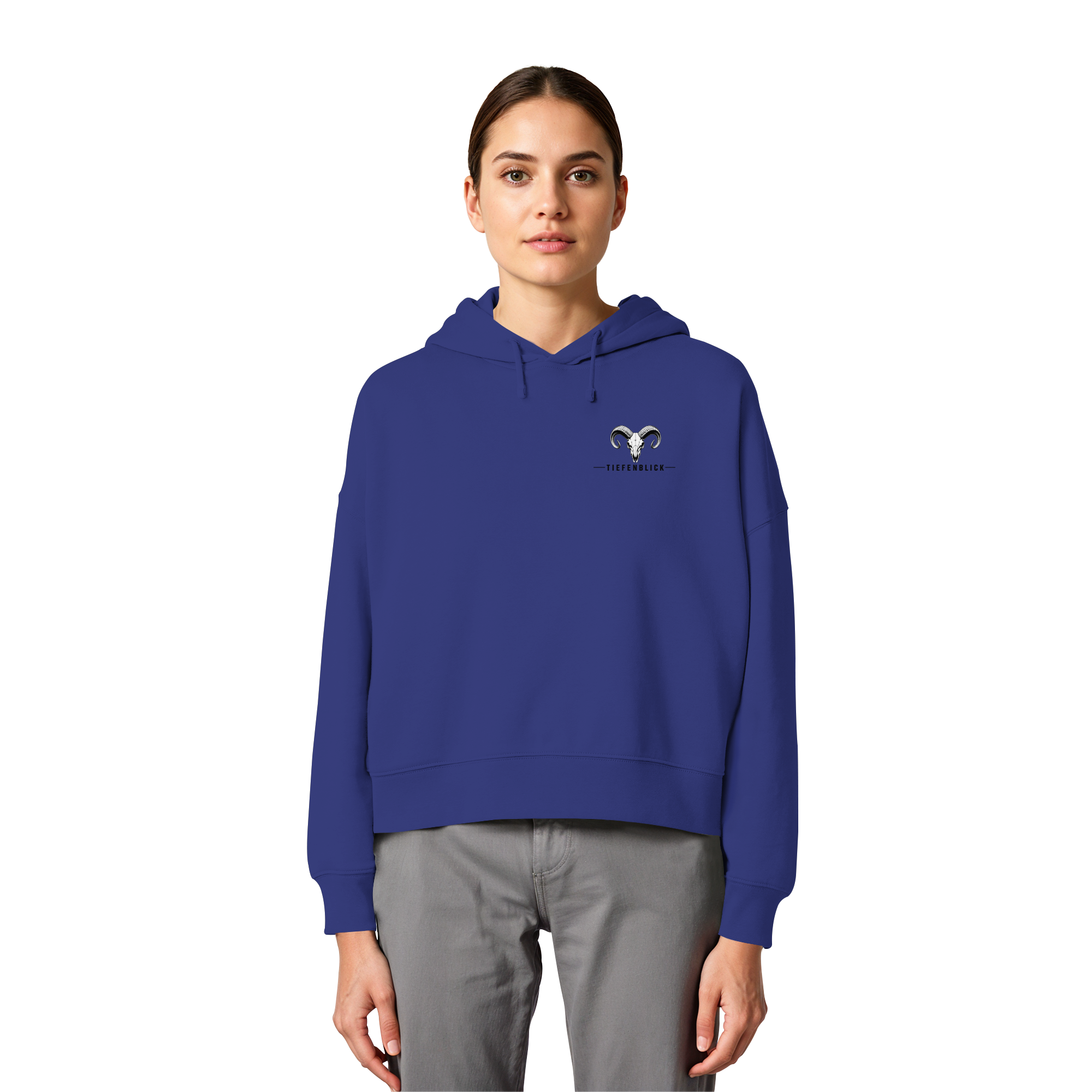 Tiefenblick Snowboarden Halfpipe - Womens Organic Boxcut Hoodie