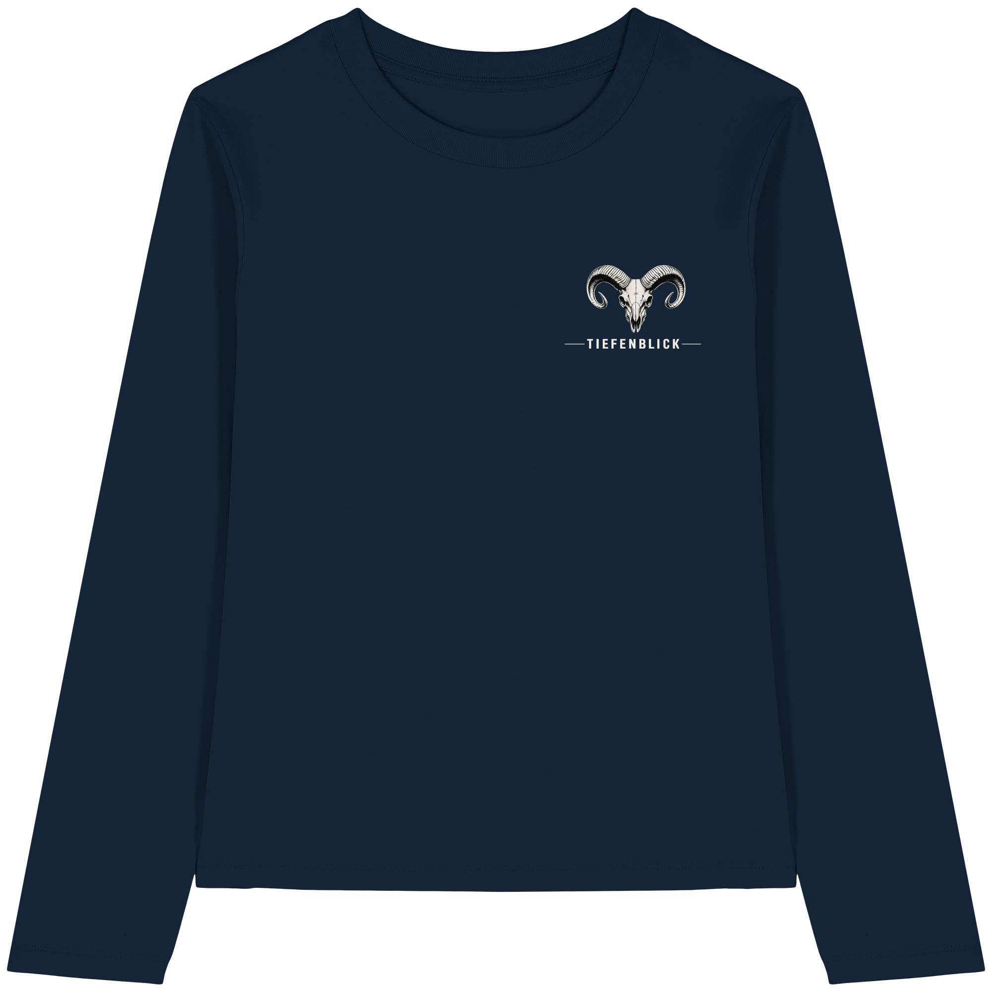 Tiefenblick Snowboarden  - Womens Organic Longsleeve T-Shirt
