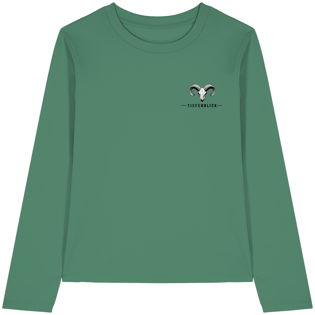 Tiefenblick Snowboarden Halfpipe - Womens Organic Longsleeve T-Shirt
