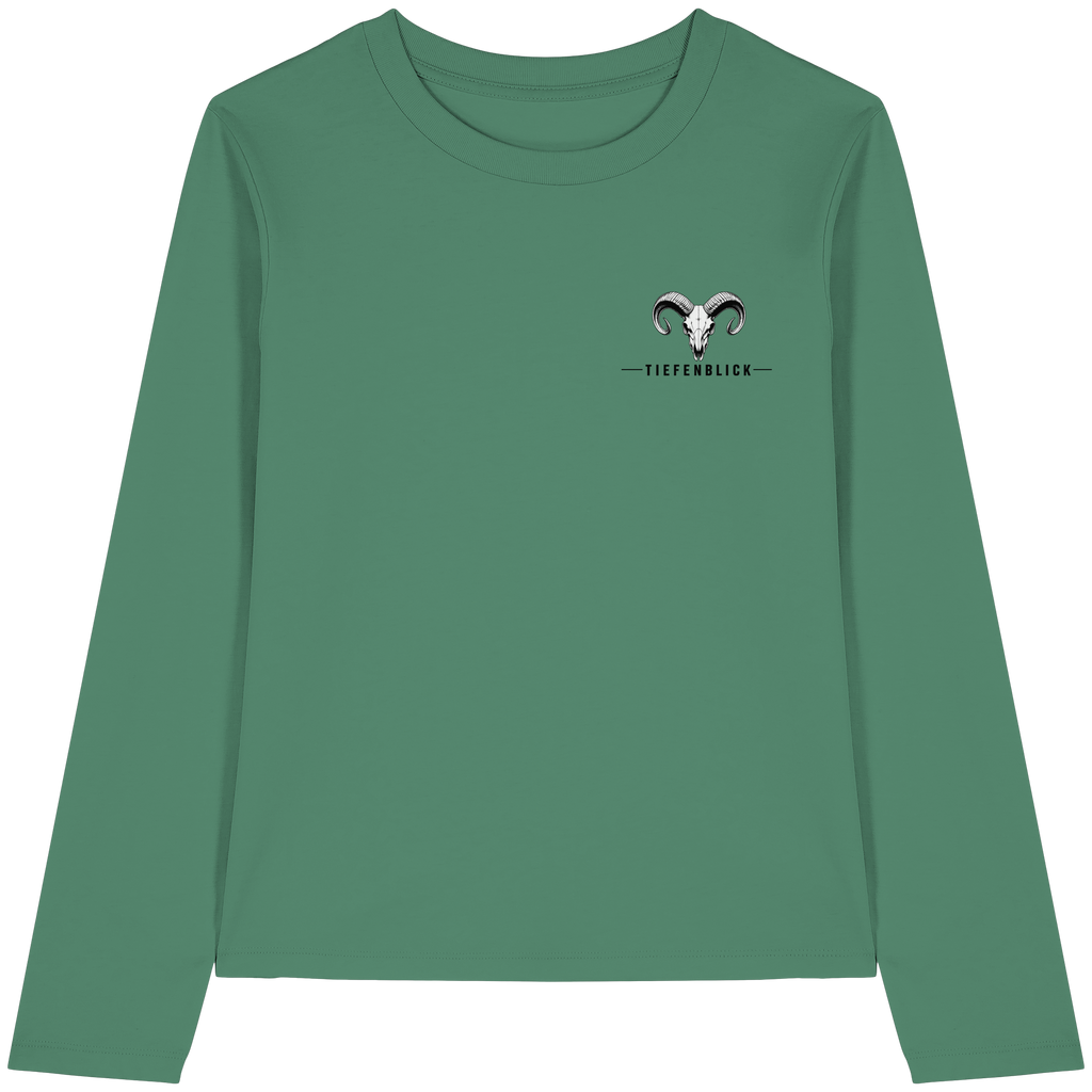 Tiefenblick Wandern Herz - Womens Organic Longsleeve T-Shirt