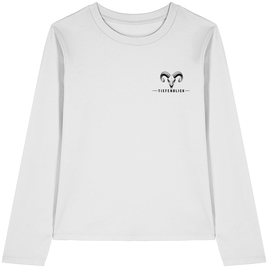 Tiefenblick Wandern Herz - Womens Organic Longsleeve T-Shirt